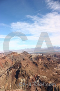 White mountain blue landscape desert.