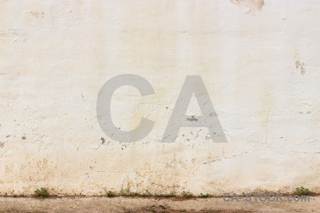 White plaster crack wall texture.