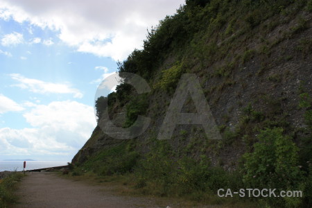 White rock cliff.