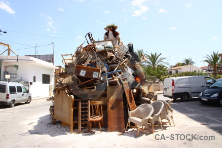 White spain furniture javea wood.