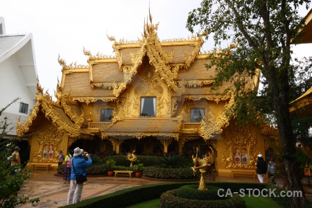 White temple thailand chiang rai asia southeast.