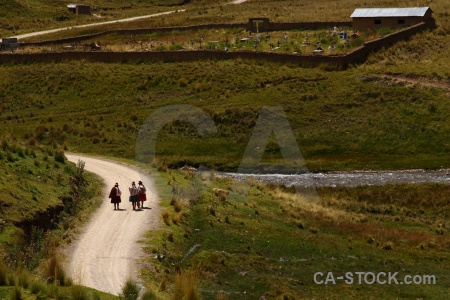 Willkanuta river andes peru altitude road.