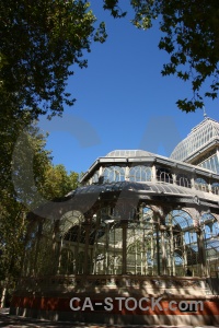 Window building glass sky crystal palace.