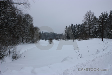 Winter landscape snow.