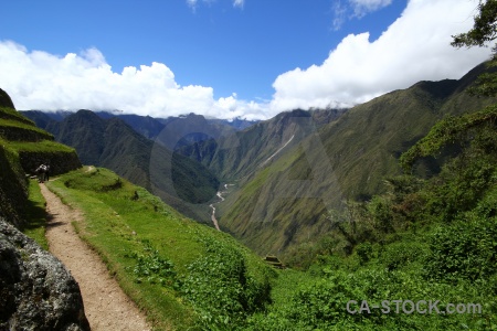 Yunkapata cloud intipata landscape peru.